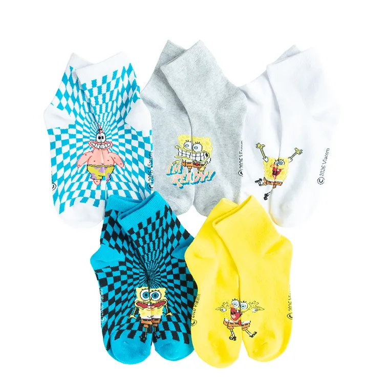 Cool Club, Skarpetki chłopięce, mix, SpongeBob, zestaw, 7 szt.
