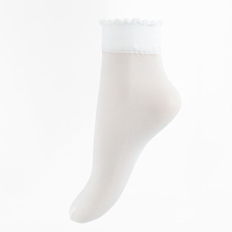 Cool Club, Skarpetki dziewczęce, białe, 20 DEN, zestaw, 2 szt.
