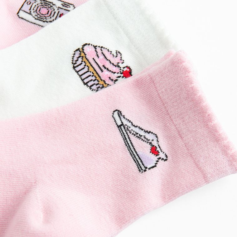 Cool Club, Skarpetki dziewczęce, mix, zestaw, 5 szt.