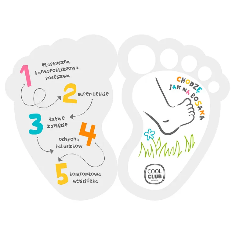 Cool Club, Skarpetobuty dziewczęce, różowe, podeszwa Barefoot