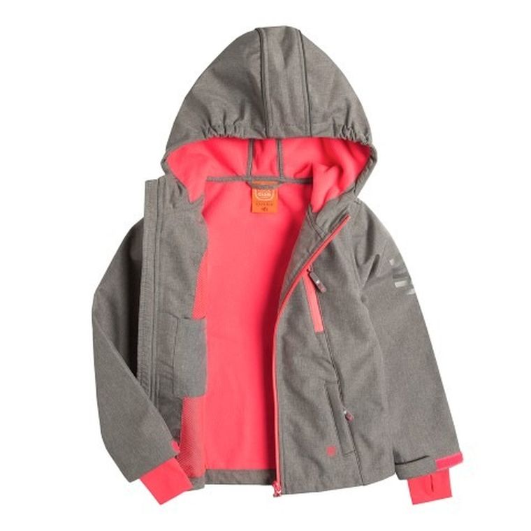 Cool Club, Softshell dziewczęcy, szary