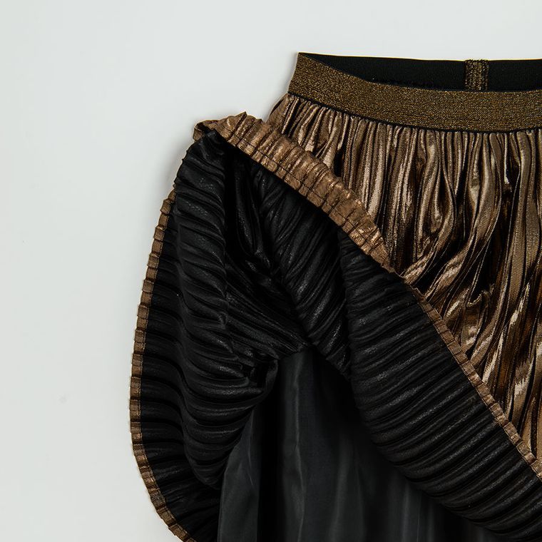 Cool Club, Spódnica dziewczęca, brązowo-złota