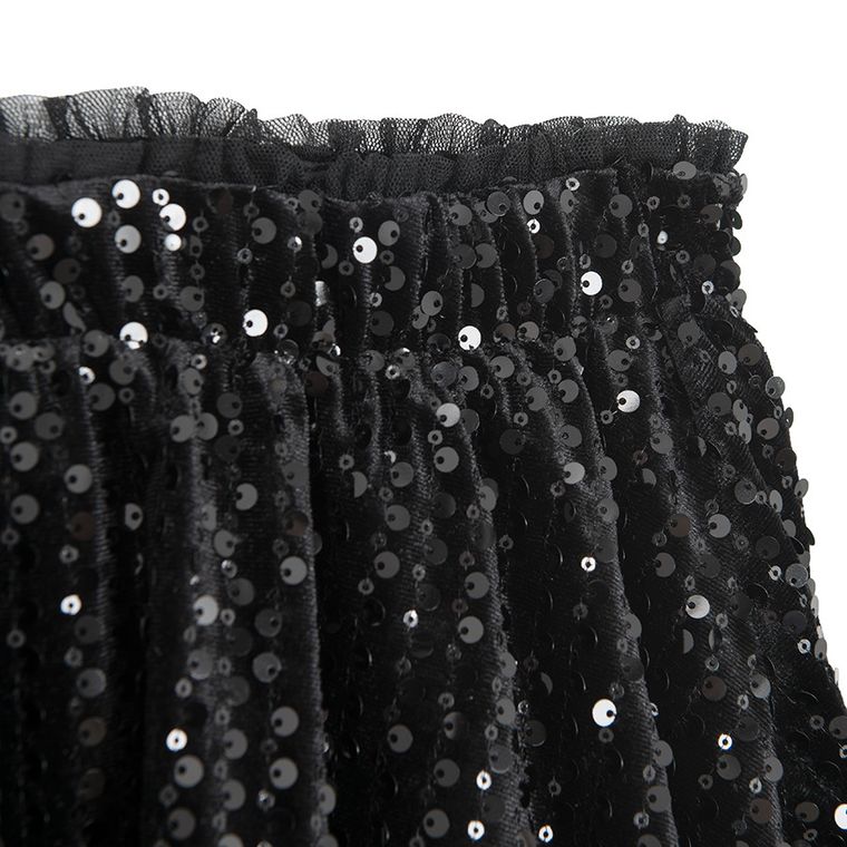 Cool Club, Spódnica dziewczęca, welurowa, czarna