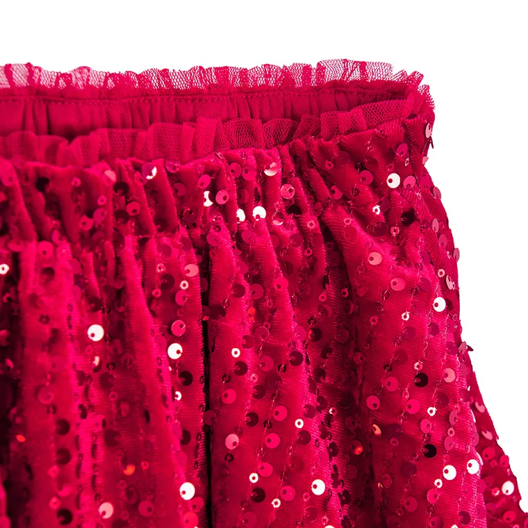 Cool Club, Spódnica dziewczęca, welurowa, czerwona