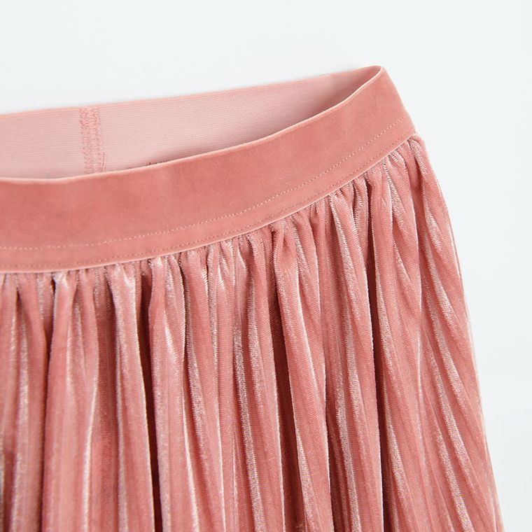Cool Club, Spódnica dziewczęca, welurowa, różowa