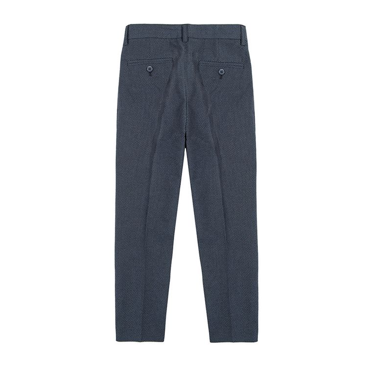 Cool Club, Spodnie chłopięce, granatowe, kropki