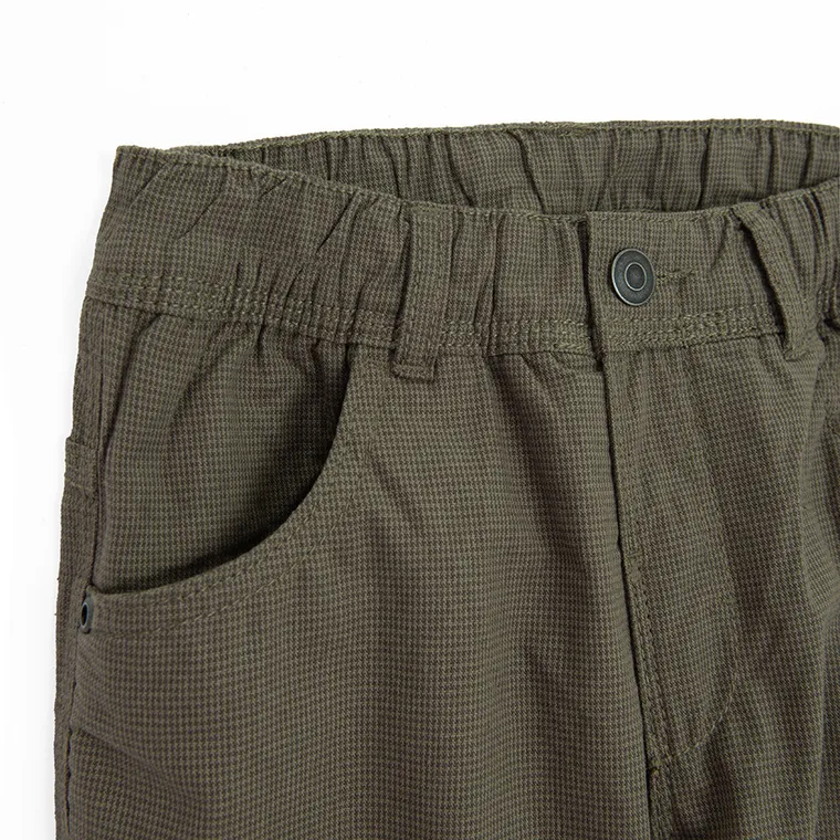 Cool Club, Spodnie chłopięce materiałowe, ocieplane, khaki
