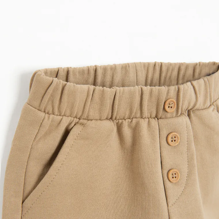 Cool Club, Spodnie dresowe chłopięce, ciemnobeżowe