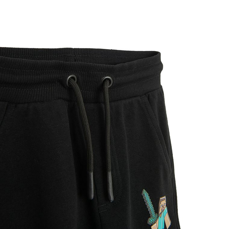 Cool Club, Spodnie dresowe chłopięce, czarne, Minecraft