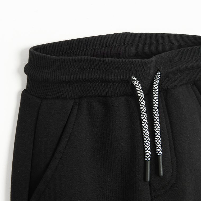 Cool Club, Spodnie dresowe chłopięce, czarne, Spider-Man