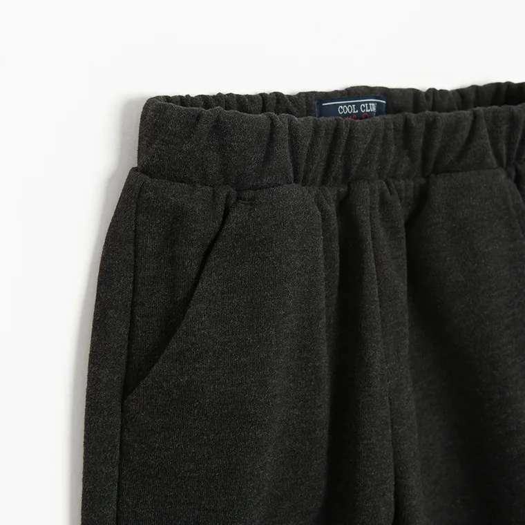 Cool Club, Spodnie dresowe chłopięce, grafitowe