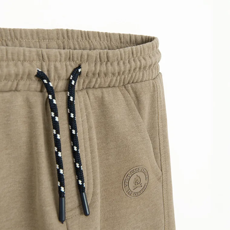 Cool Club, Spodnie dresowe chłopięce, jasnobrązowe