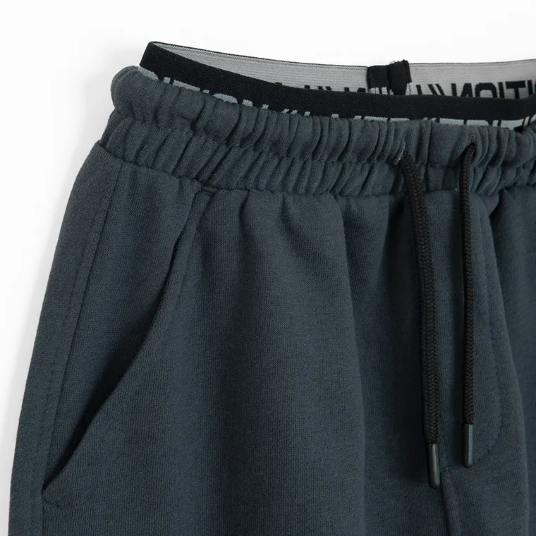 Cool Club, Spodnie dresowe chłopięce, loose, szare