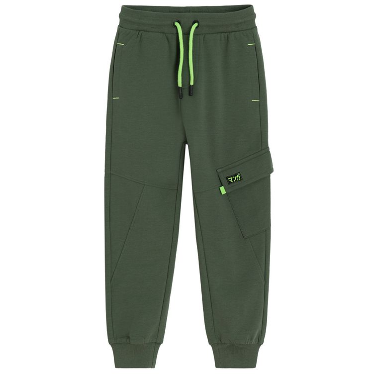 Cool Club, Spodnie dresowe chłopięce, zielone