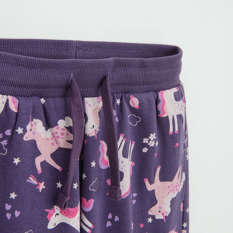 Cool Club, Spodnie dresowe dziewczęce, fioletowe