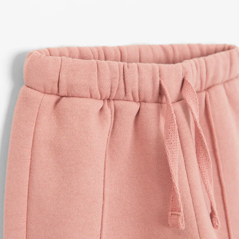 Cool Club, Spodnie dresowe dziewczęce, ocieplane, różowe