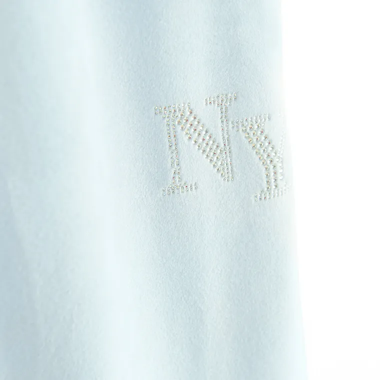 Cool Club, Spodnie dresowe dziewczęce, wide, welurowe, niebieskie