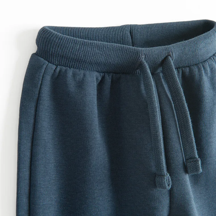 Cool Club, Spodnie dresowe niemowlęce, baggy, granatowe