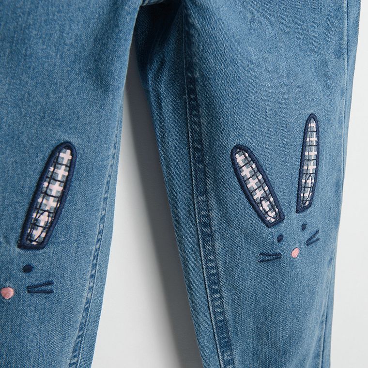 Cool Club, Spodnie jeansowe dziewczęce, mom fit, denim