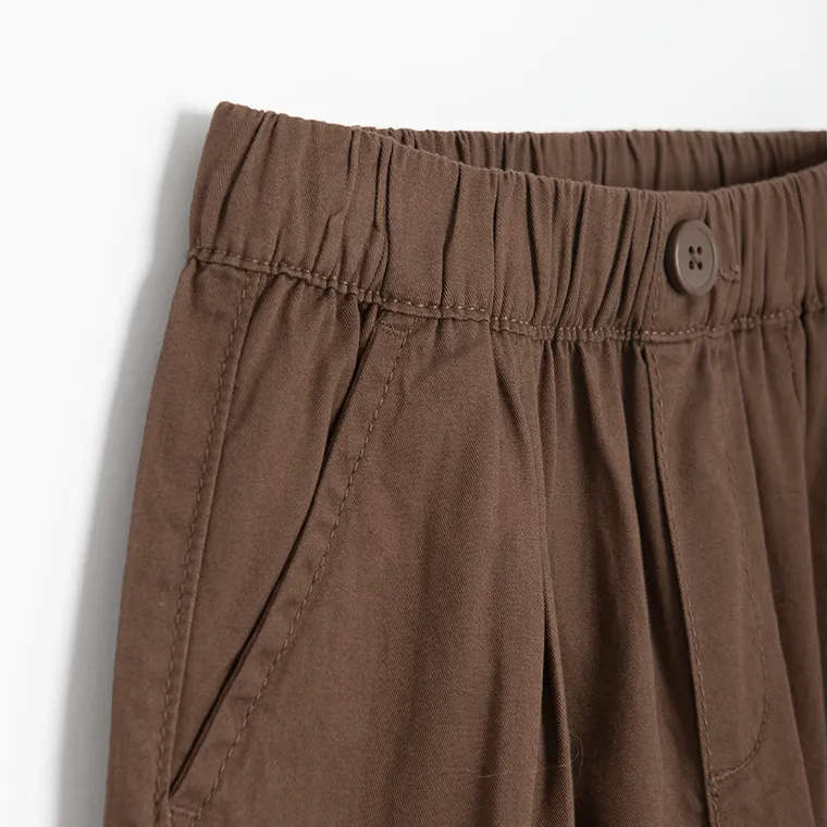 Cool Club, Spodnie materiałowe chłopięce, brązowe