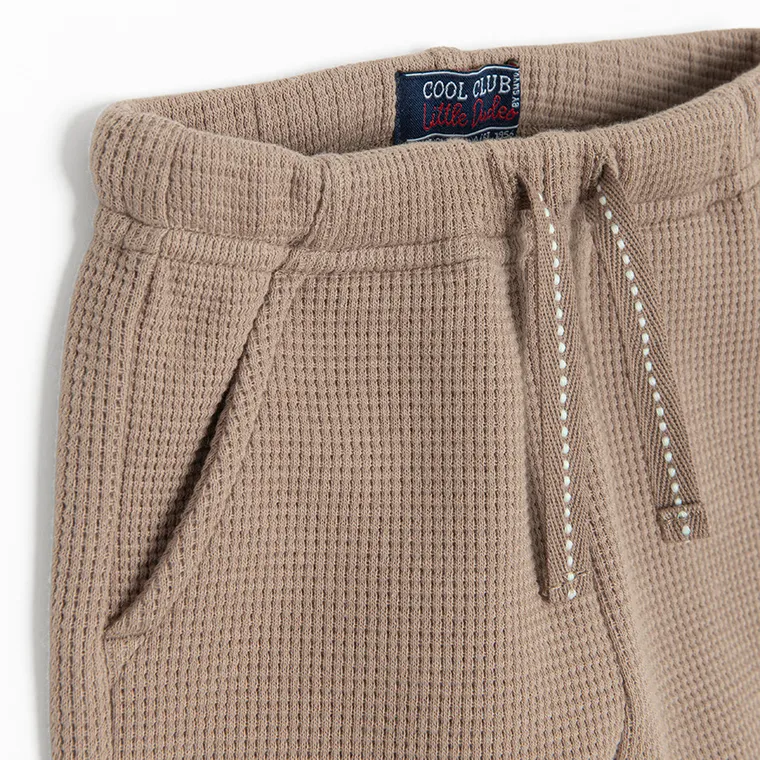 Cool Club, Spodnie materiałowe chłopięce, brązowe