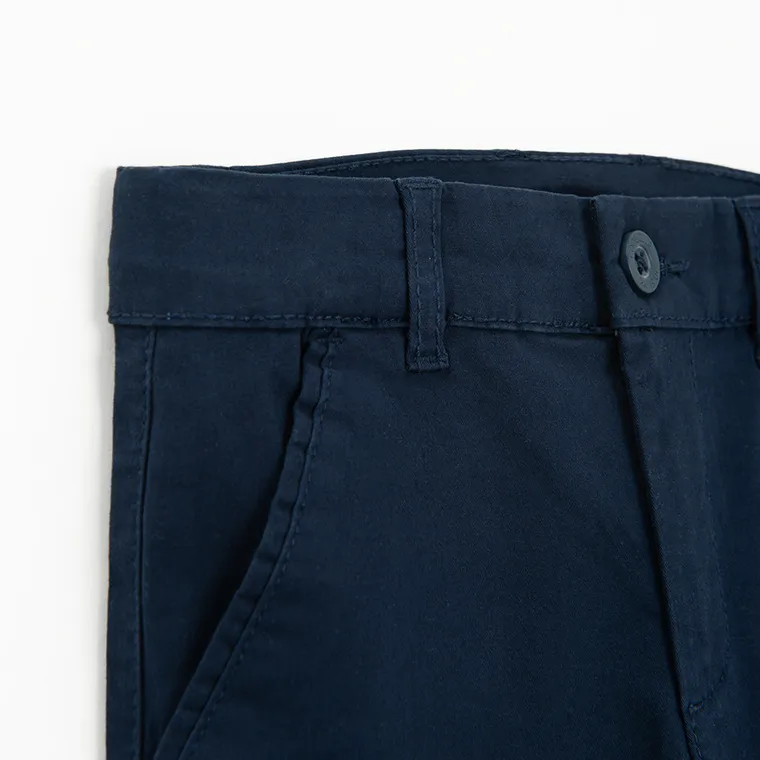Cool Club, Spodnie materiałowe chłopięce, chinosy, granatowe