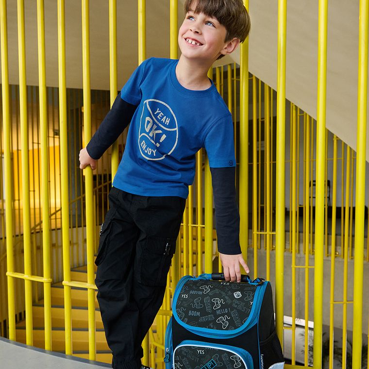 Cool Club, Spodnie materiałowe chłopięce, czarne