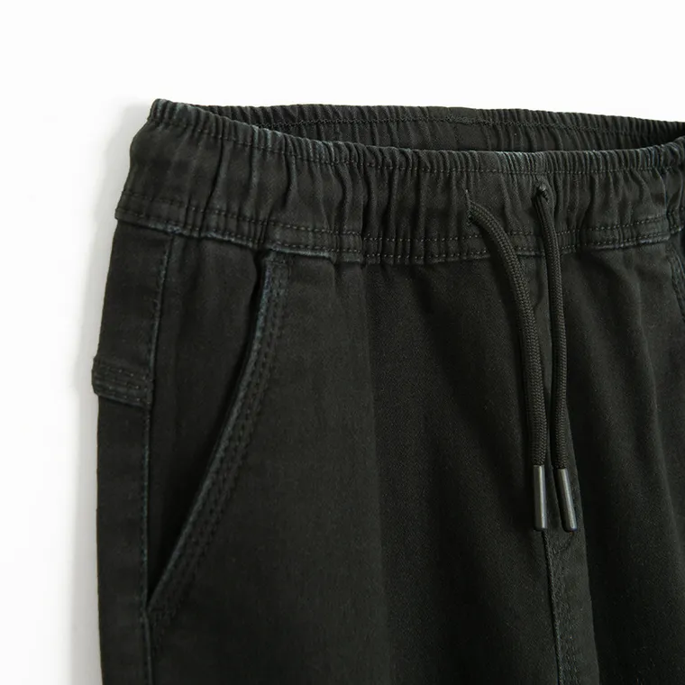 Cool Club, Spodnie materiałowe chłopięce, jogger, czarne