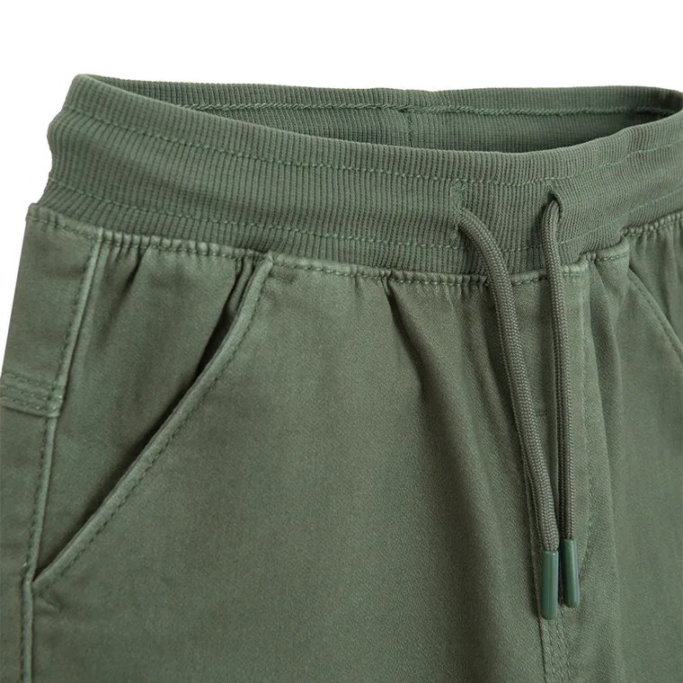 Cool Club, Spodnie materiałowe chłopięce, jogger, khaki