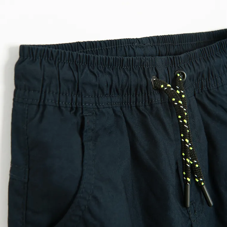 Cool Club, Spodnie materiałowe chłopięce, jogger, ocieplane, granatowe