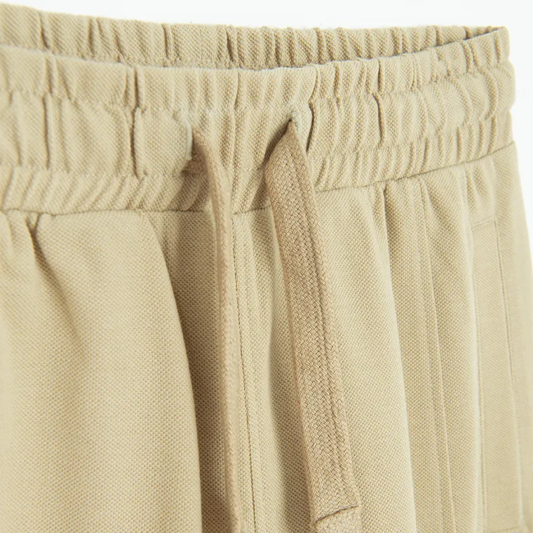 Cool Club, Spodnie materiałowe chłopięce, relax, beżowe