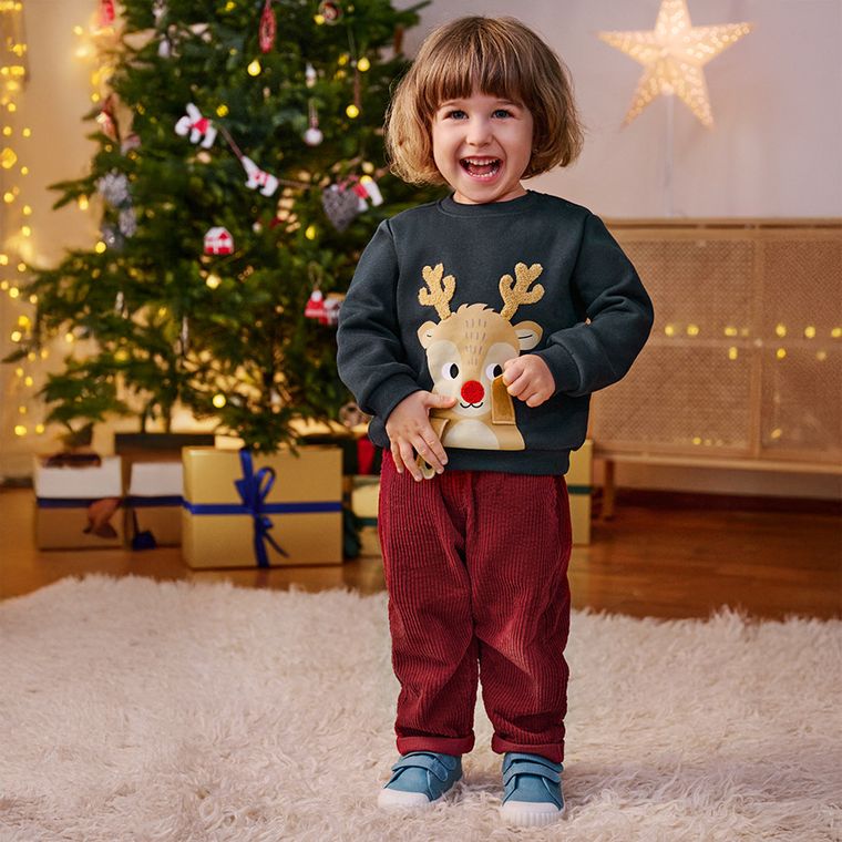 Cool Club, Spodnie materiałowe chłopięce, sztruksowe, bordowe