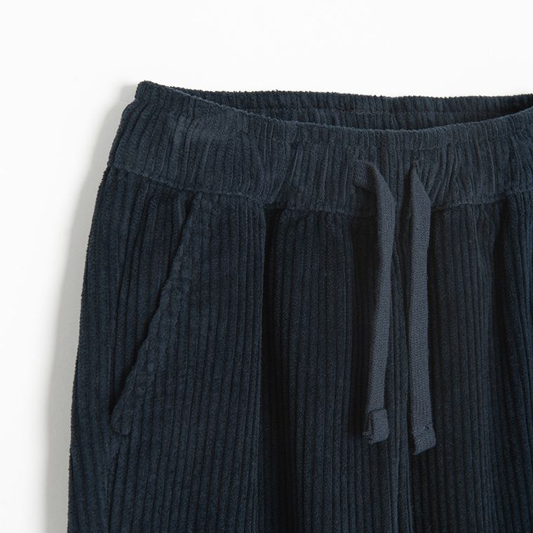 Cool Club, Spodnie materiałowe chłopięce, sztruksowe, szare