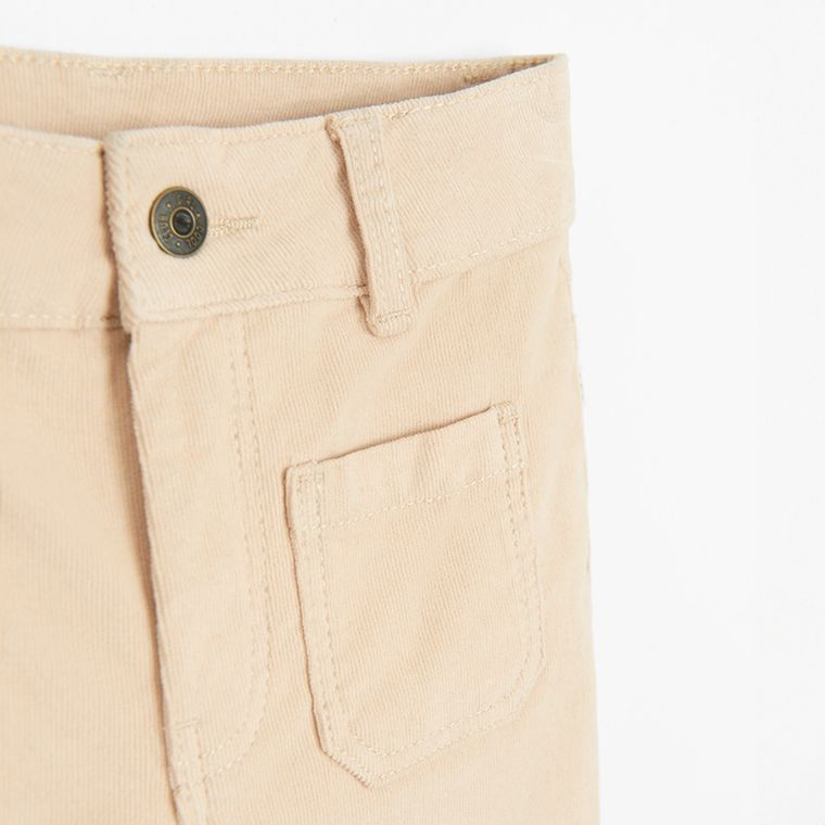 Cool Club, Spodnie materiałowe dziewczęce, beżowe