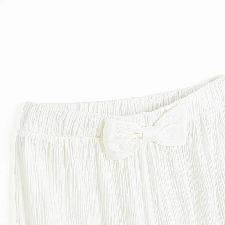 Cool Club, Spodnie materiałowe dziewczęce, białe