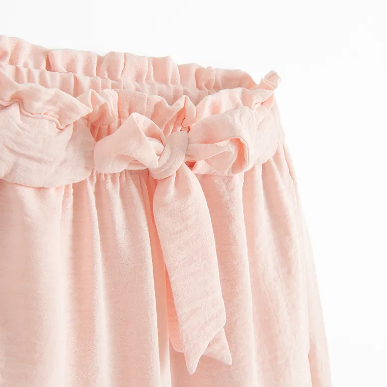 Cool Club, Spodnie materiałowe dziewczęce, różowe