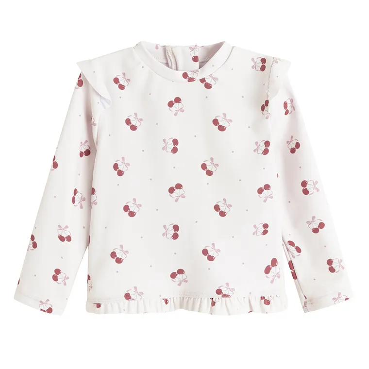 Cool Club, Strój kąpielowy dziewczęcy dwuczęściowy, Kapelusz, UV 50, różowy