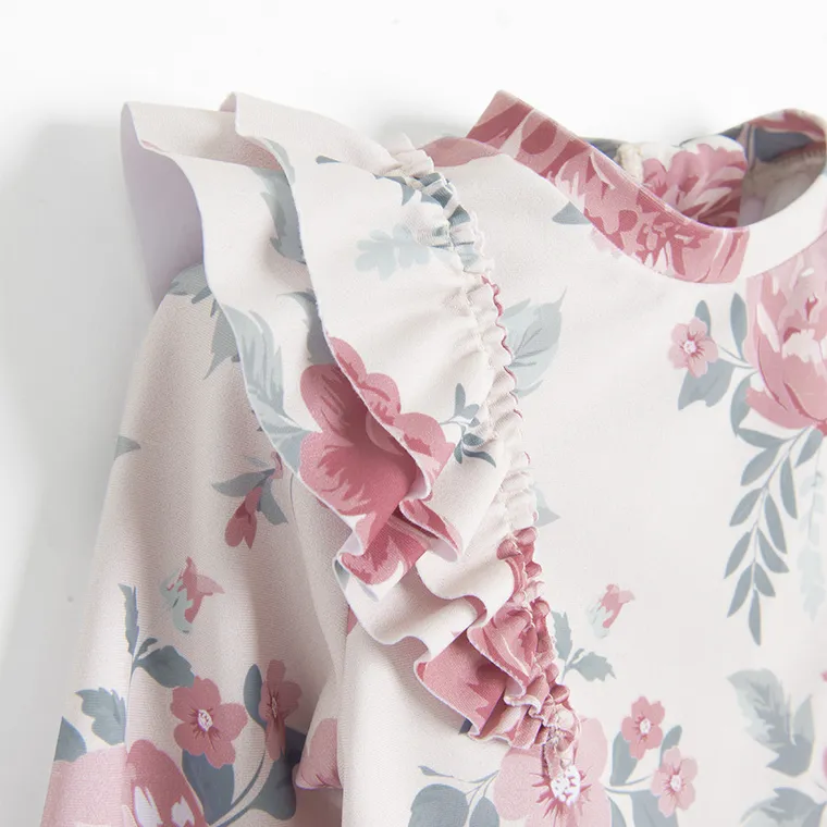 Cool Club, Strój kąpielowy dziewczęcy jednoczęściowy, UV 50, różowy