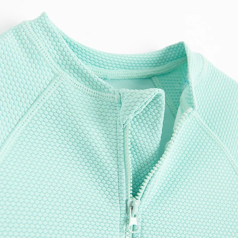 Cool Club, Strój kąpielowy dziewczęcy jednoczęściowy, UV 50, turkusowy