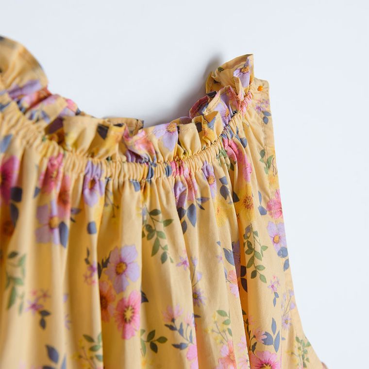 Cool Club, Sukienka dziewczęca bez rękawów, brzoskwiniowa