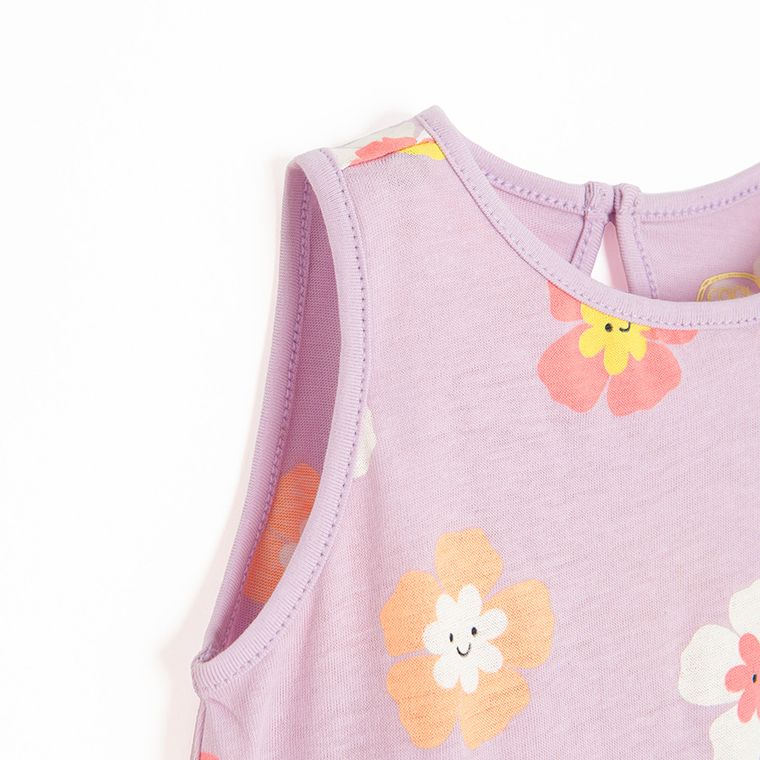 Cool Club, Sukienka dziewczęca bez rękawów, fioletowa