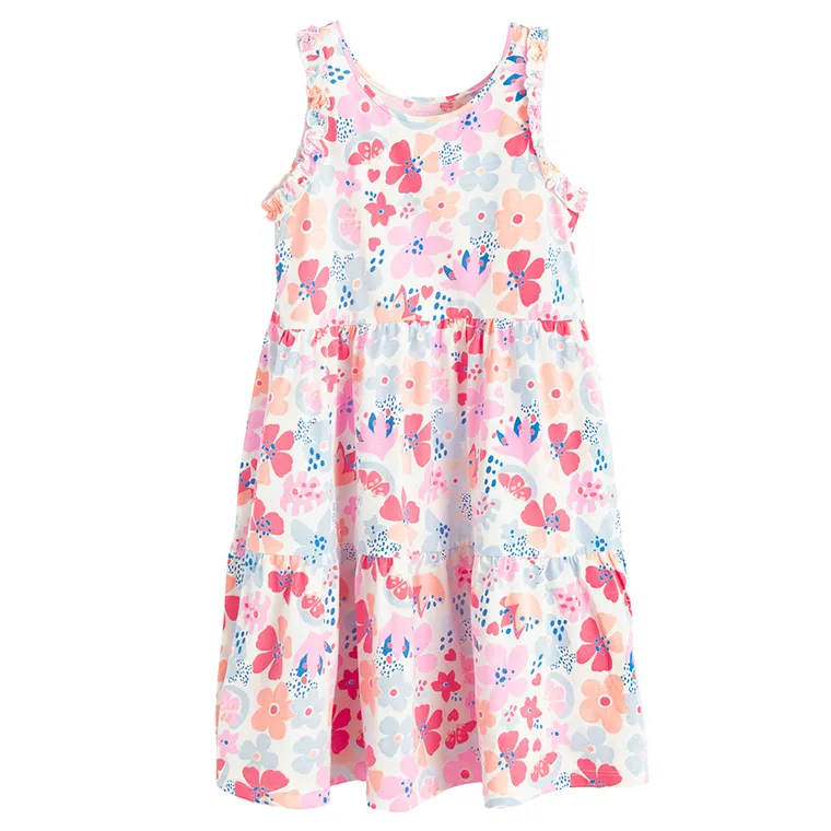 Cool Club, Sukienka dziewczęca bez rękawów, mix, zestaw, 2 szt.