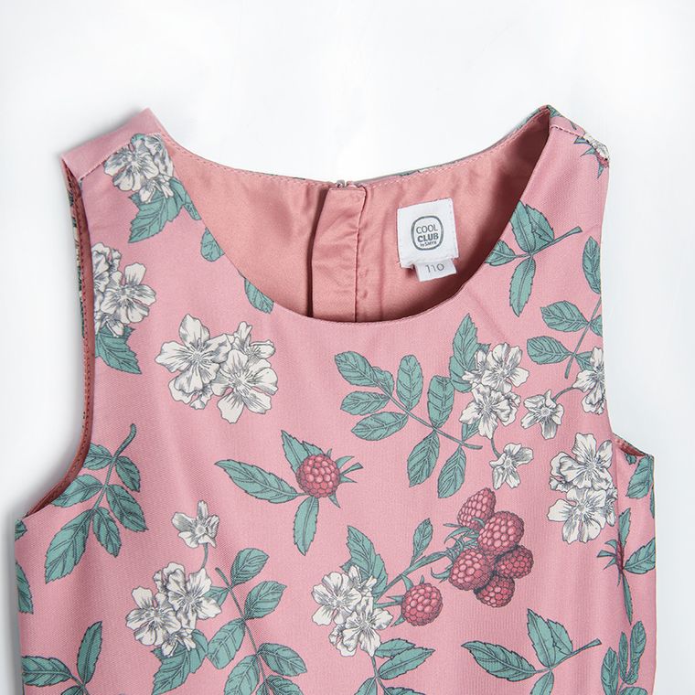 Cool Club, Sukienka dziewczęca bez rękawów, różowa