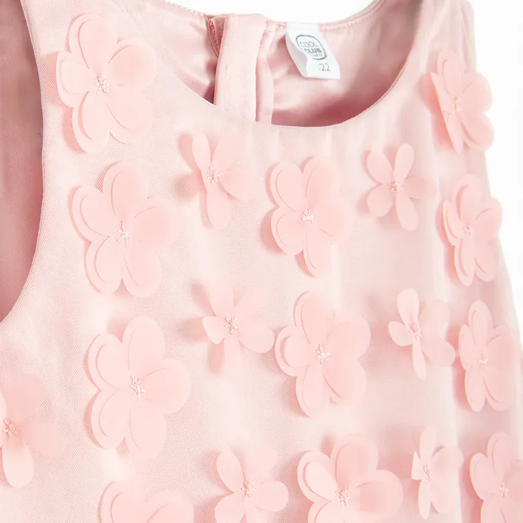Cool Club, Sukienka dziewczęca bez rękawów, różowa