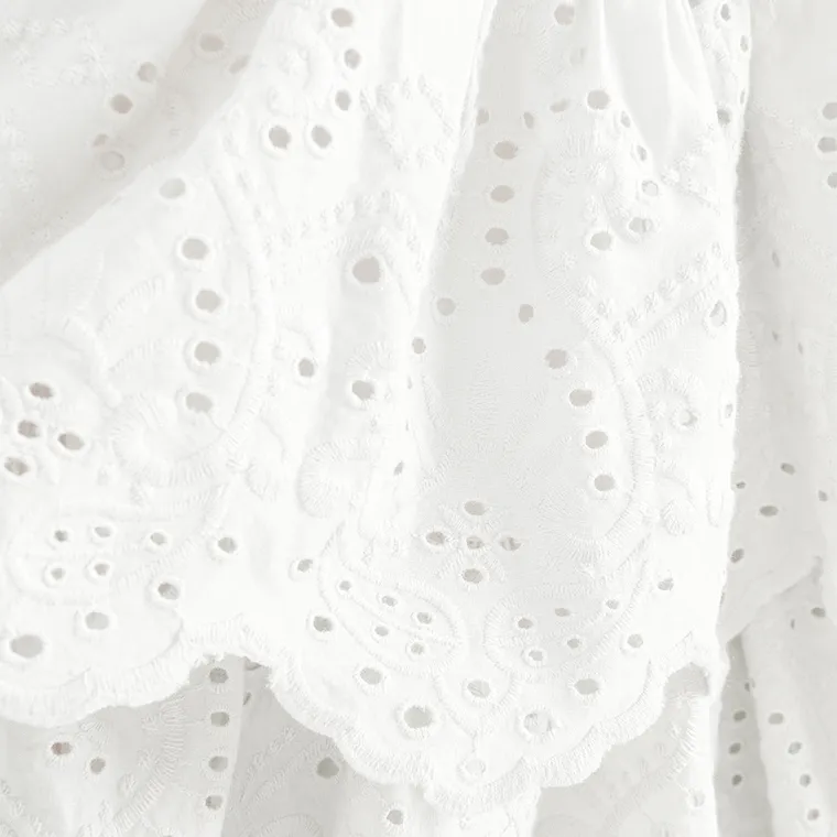 Cool Club, Sukienka dziewczęca na ramiączka, biała