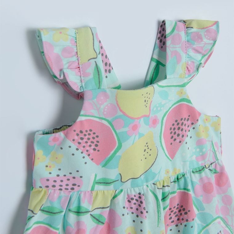 Cool Club, Sukienka dziewczęca na ramiączka, miętowa