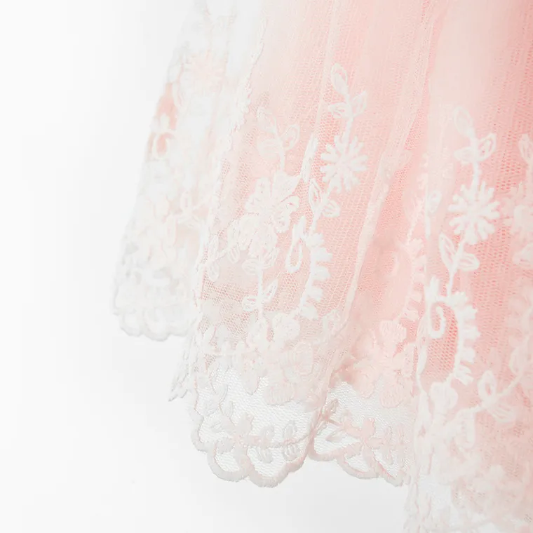 Cool Club, Sukienka dziewczęca z długim rękawem, różowa