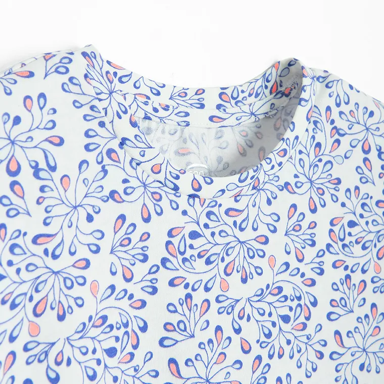 Cool Club, Sukienka dziewczęca z krótkim rękawem, biała