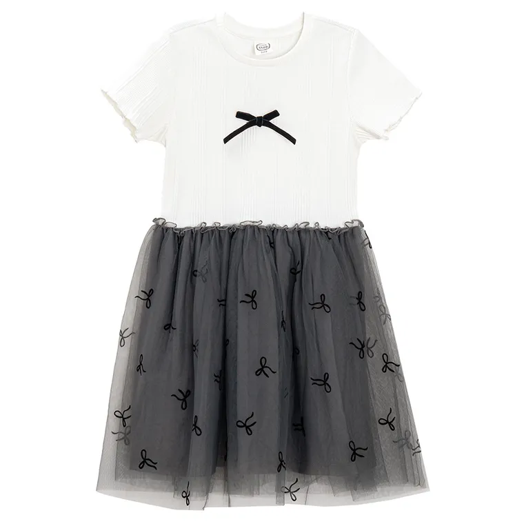 Cool Club, Sukienka dziewczęca z krótkim rękawem, mix