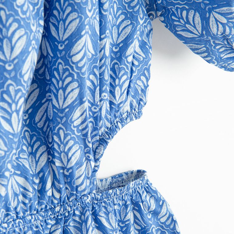 Cool Club, Sukienka dziewczęca z krótkim rękawem, niebieska